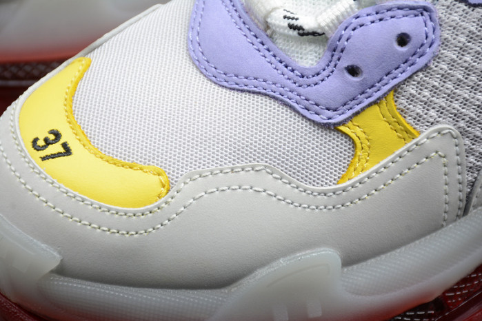 BL TRIPLE S TRAINERS CLEAR SOLE  WHITE YELLOF   541624  W09OH  1000