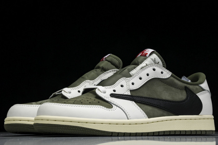 Travis Scott x Air Jordan 1 Low OG Olive  DM7866-200