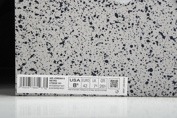 Jordan 6 Retro Midnight Navy (2022) - CT8529-141