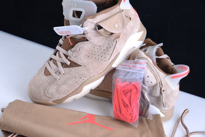Jordan 6 Retro Travis Scott British Khaki - DH0690-200