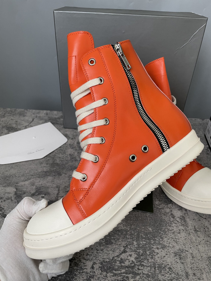 RICK OWENS SNEAKERS COPSHOE OR-high top 02