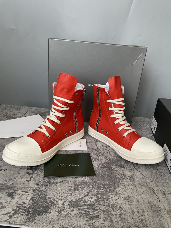 RICK OWENS SNEAKERS COPSHOE OR-high top 04