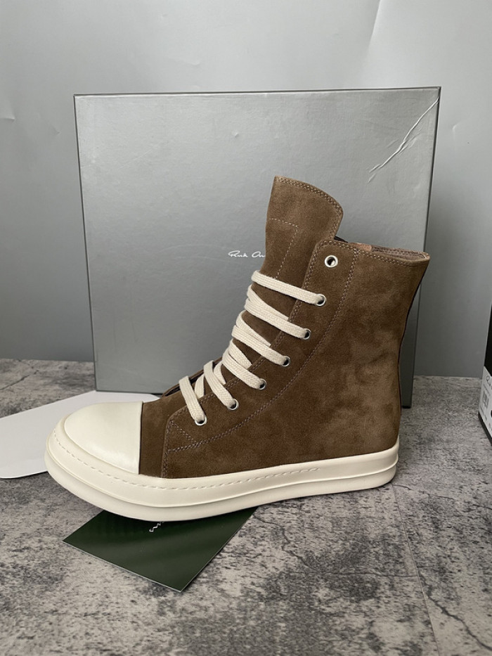 RICK OWENS SNEAKERS COPSHOE OR-high top 11