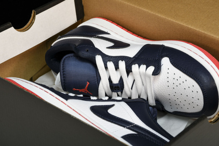 Jordan 1 Low Obsidian Ember Glow - 553558-481