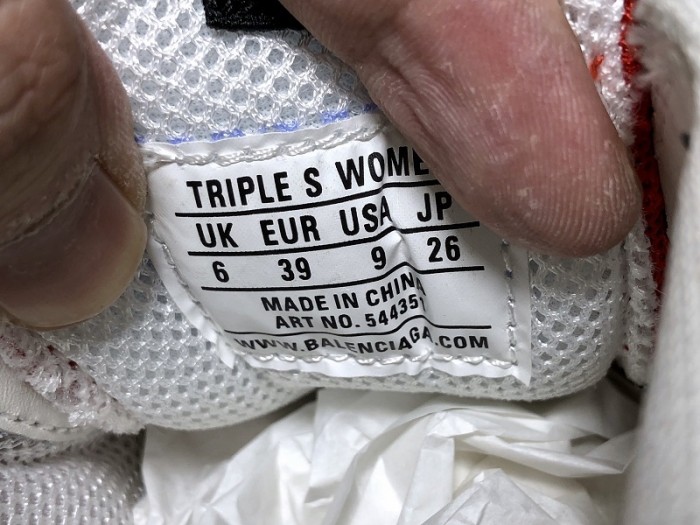 BL TRIPLE TRAINER ‘RED -WHITE ‘ 541624  WO90L  1618