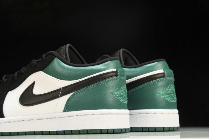 Jordan 1 Low White Black Mystic Green  553558-113