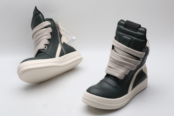 RICK OWENS SNEAKERS  olive  COPSHOE OR-96 olive