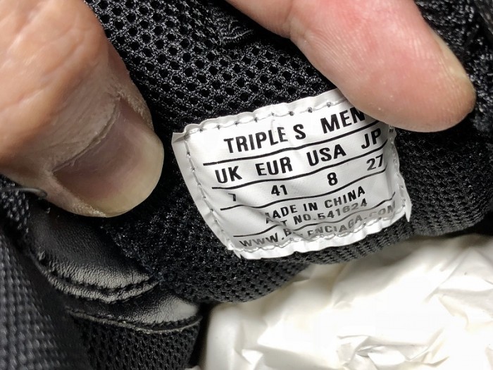 BL TRIPLE S TRAINERS CLEAR SOLE BLUE ADN RED 541624  W09O1 3861