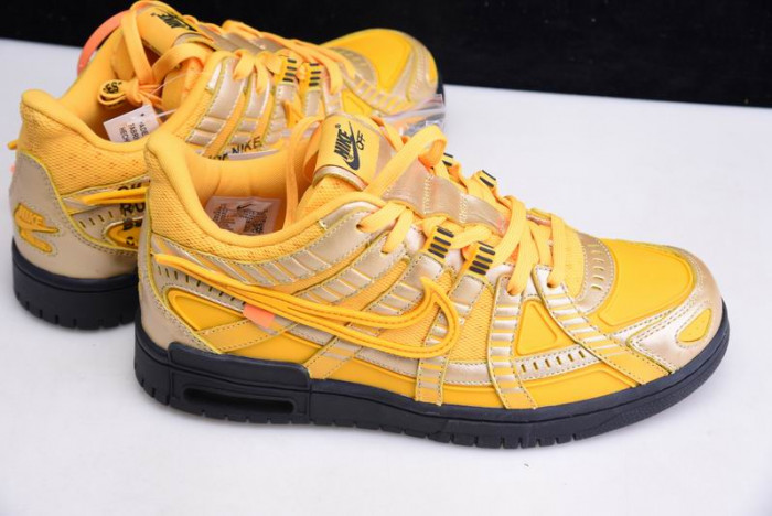 OF x Nike Air Rubber Dunk “University Gold”  CU6015-700