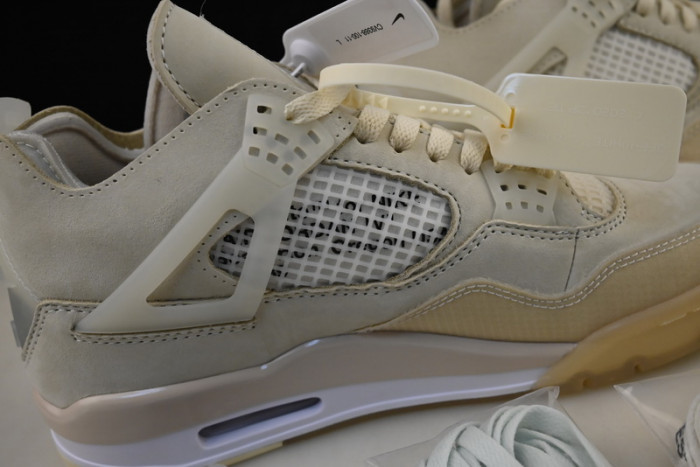 Jordan 4 Retro Off-White Sail  - CV9388-100