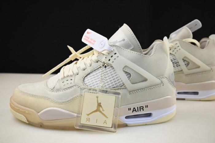 Jordan 4 Retro Off-White Sail  - CV9388-100