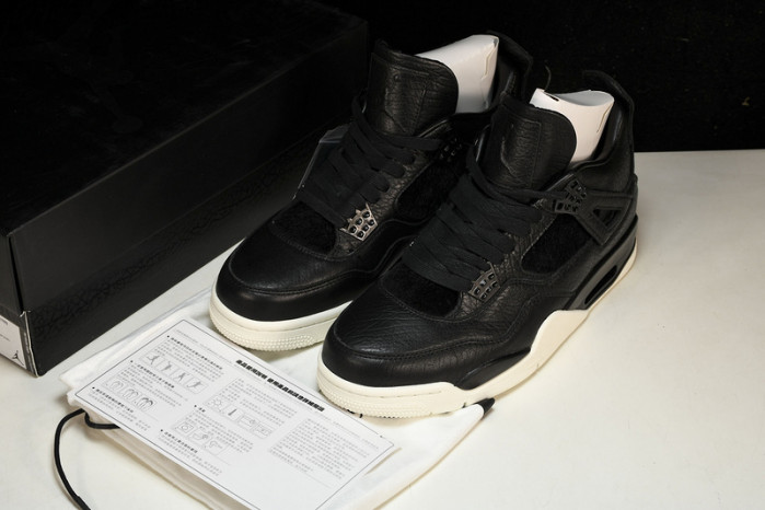 Jordan 4 Retro Pony Hair Black  819139-010
