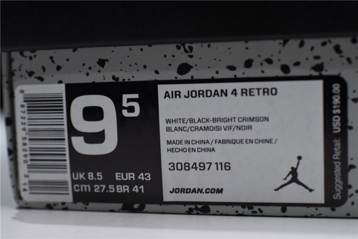 Air Jordan 4 Hot Lava 308497-116