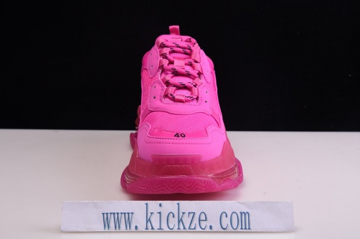 BL TRIPLE S TRAINERS CLEAR SOLE BLUE ADN RED 541624  W09O1 2132