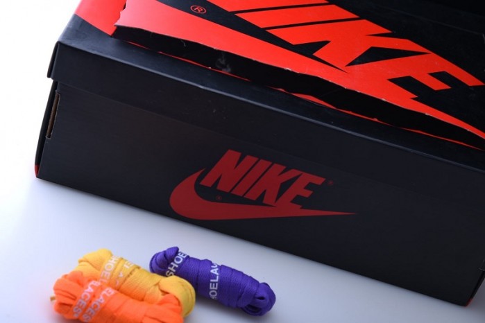 2019 Air Jordan 1 x OF NRG White/Dark Powder Yellow-Cone AQ0818-149