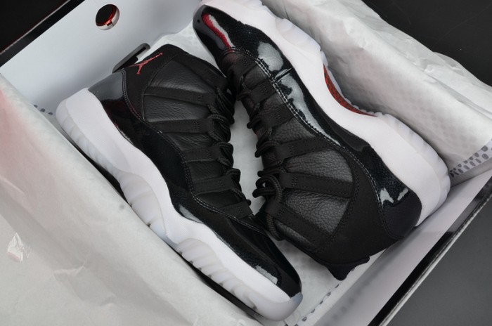 JORDAN 11 RETRO BP "72-10" black  mens  378037-002