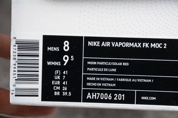 Nike Air VaporMax Flyknit Moc 2  Moon Particle/Solar Red-Indigo Burst AH7006-201