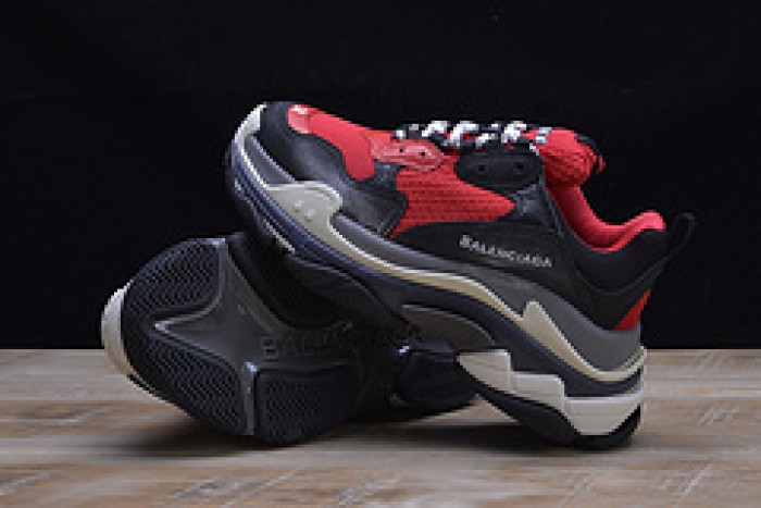 BL Triple S Sneakers Red Black